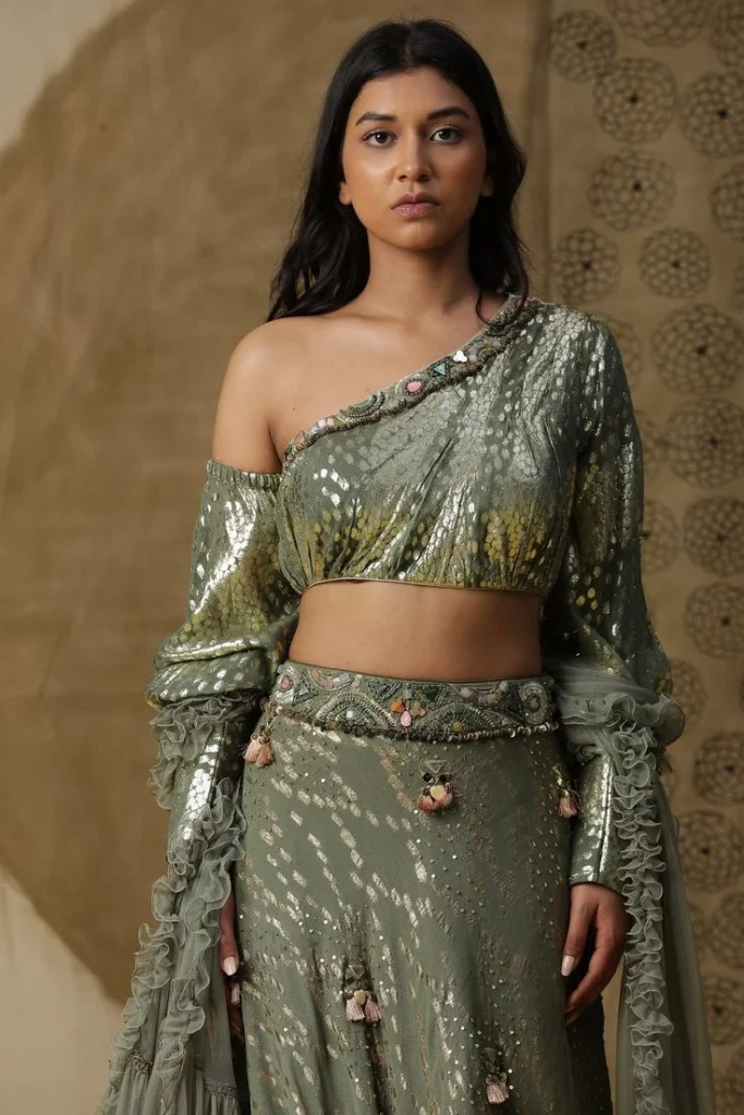 trendy lehenga blouse designs