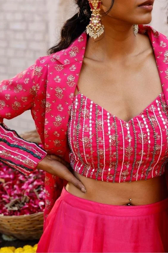 best trendy lehenga blouse designs