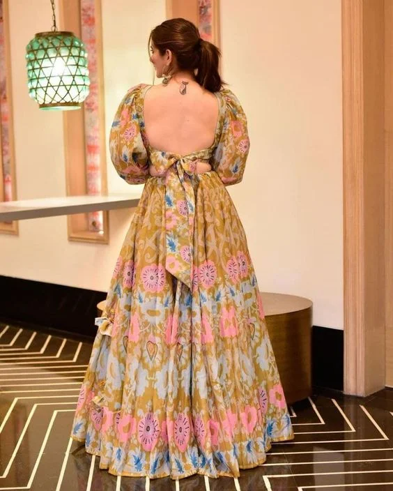Floral Printed Lehengas, ethnic wear outfit ideas
