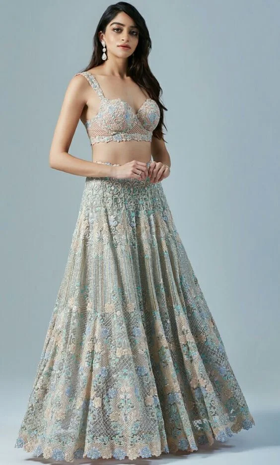 Backless Lehenga Blouse