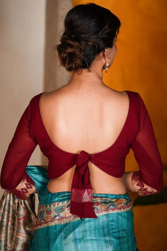 Saree Blouse Back Design